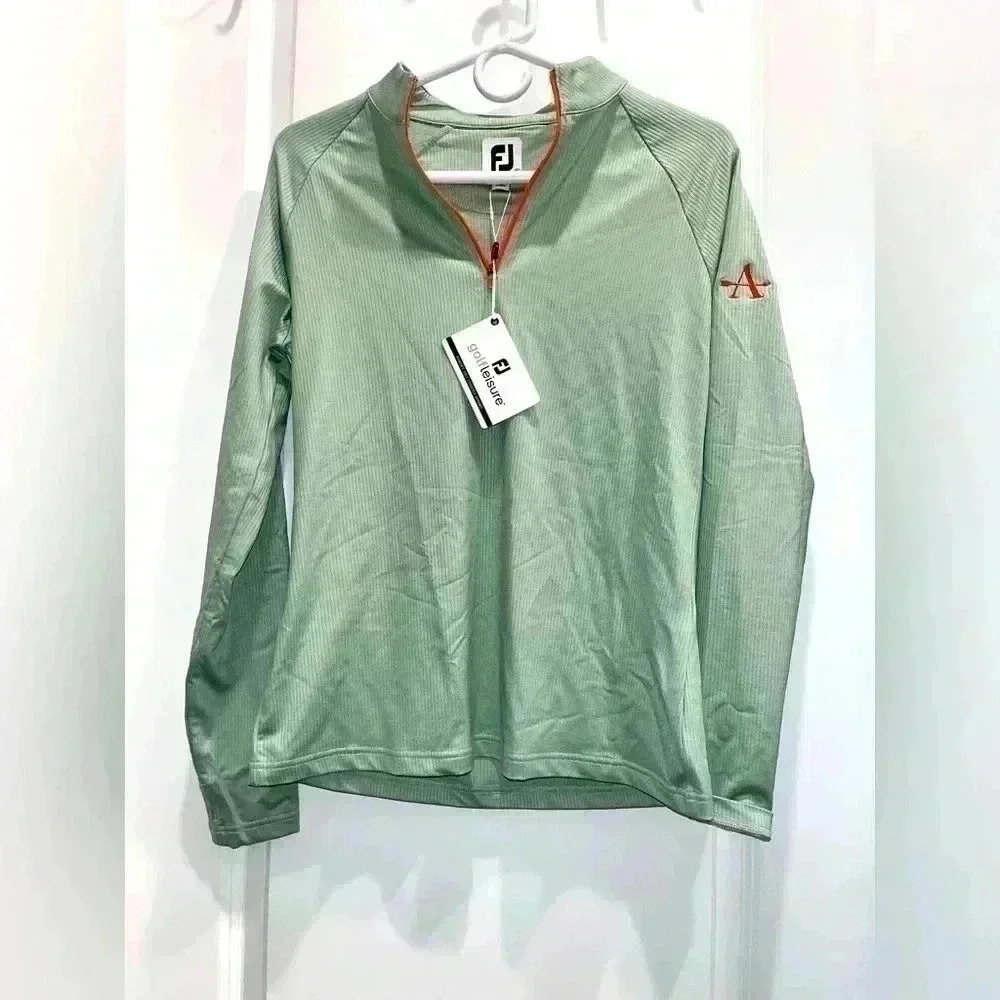 NWT Half-Zip Rib Mid-Layer Women - FJ Tour Collar